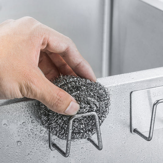 Stainless Steel Sponge Rack for Kitchen Sink Use