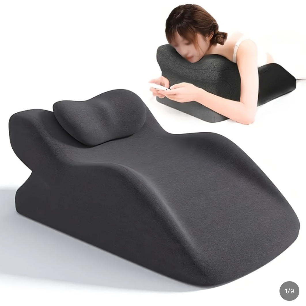 ErgoRest™ Stomach Sleeper Pillow – Ergonomic Face-Down Support Pillow for Comfortable Sleep & Relaxation