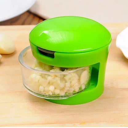Mini 2-in-1 Garlic Crusher and Chopper Kitchen Tool