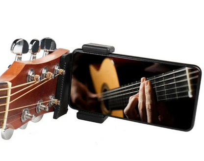 Phone Guitar Clip Stand – Adjustable Hands-Free Smartphone Holder