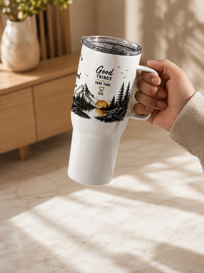 Travel Mug with a Handle