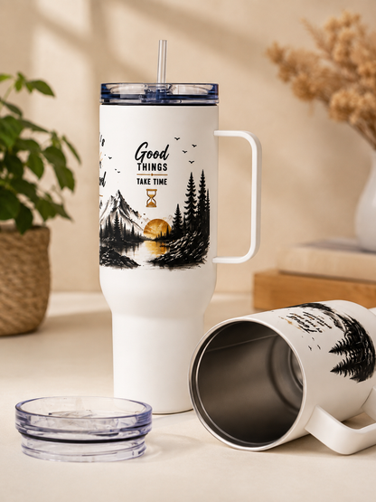 Travel Mug with a Handle