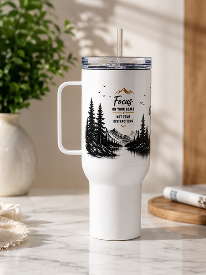 Travel Mug with a Handle