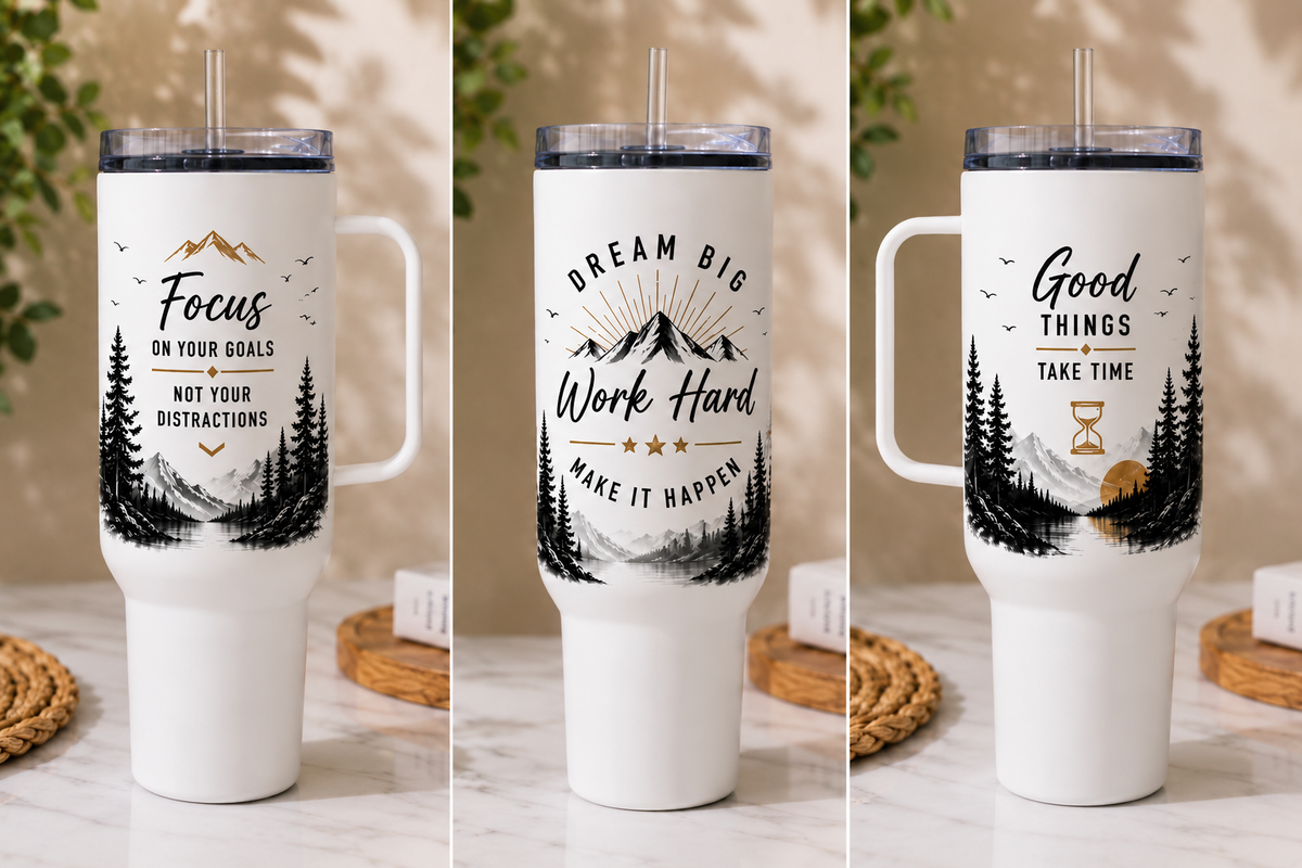 Travel Mug with a Handle