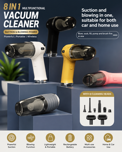 Portable Car Vacuum for Quick Everyday Cleanups