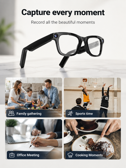 AI Camera Smart Glasses