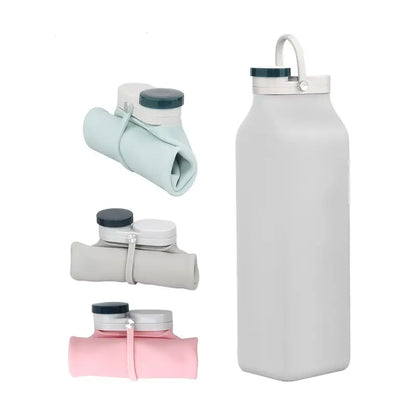 Collapsible Silicone Water Bottle for Travel (1pc)