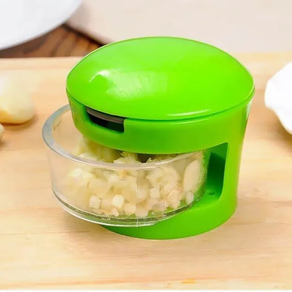 Mini 2-in-1 Garlic Crusher and Chopper Kitchen Tool