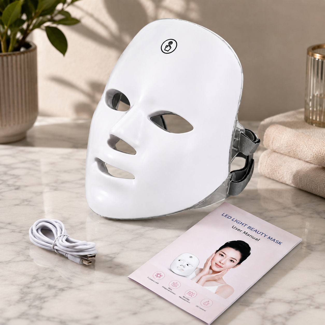 LED Skin Rejuvenation Facial Beauty Device