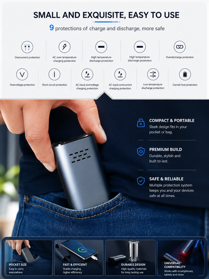 Portable Wireless Car Vacuum Cleaner with High Power